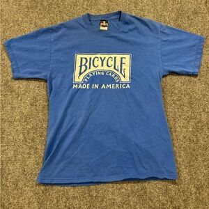 Vintage Y2K Bicycle Playing Cards Tee